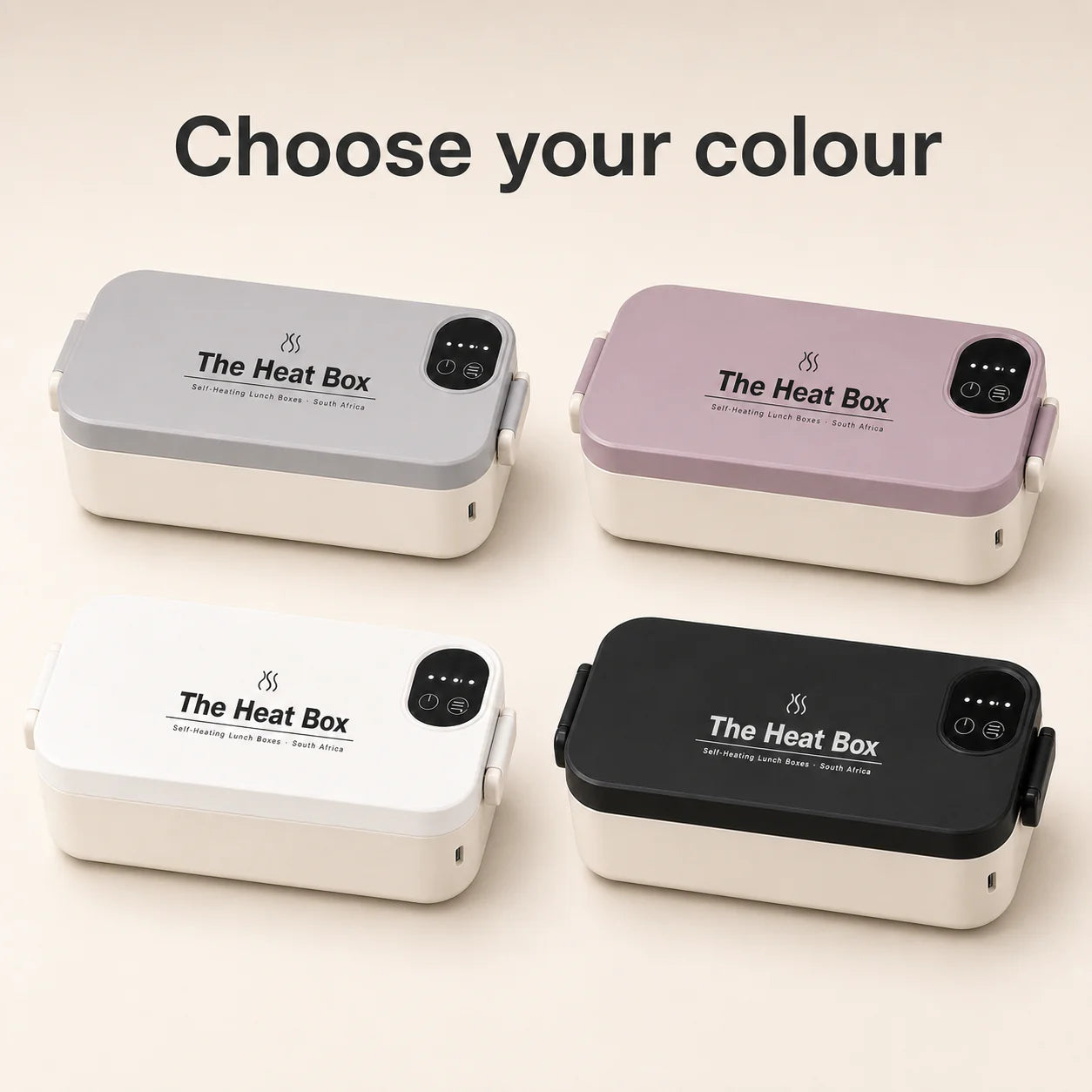 The HeatBox — colour options