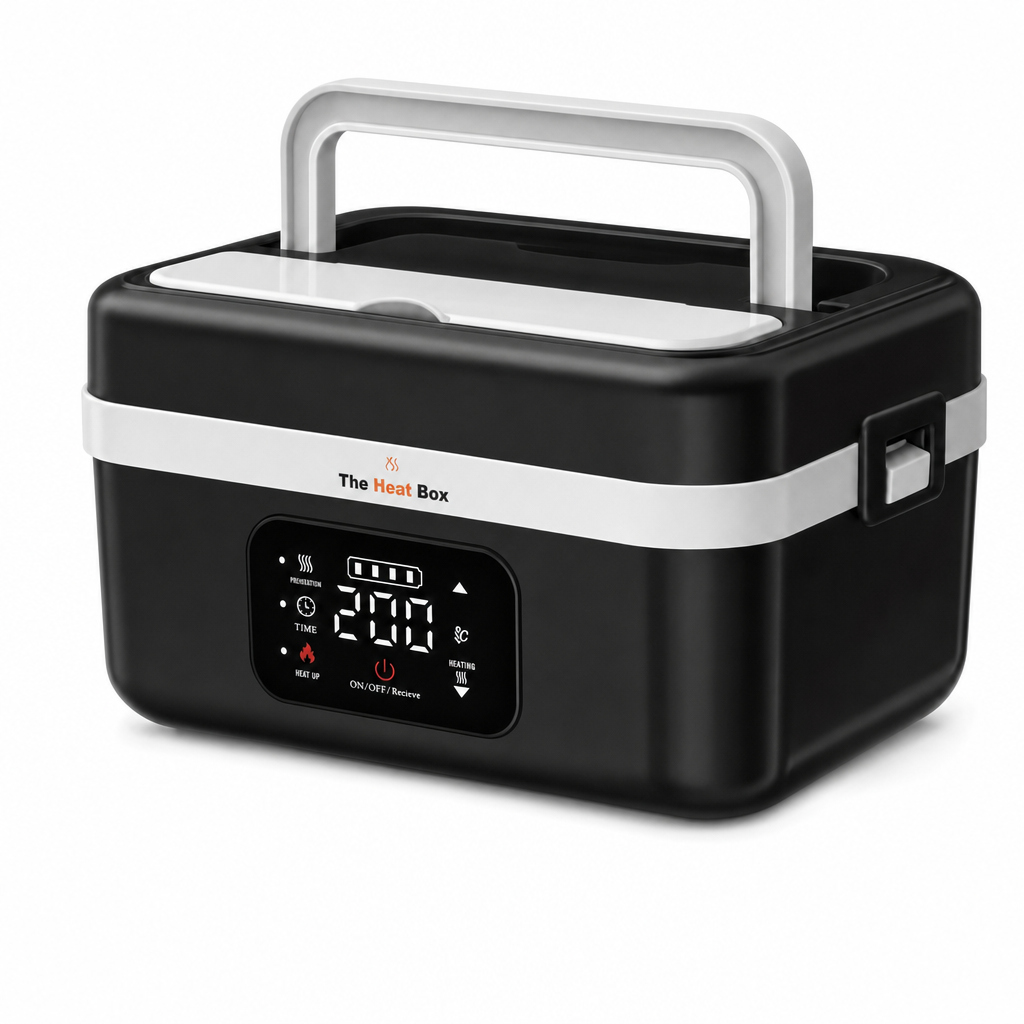 Meal Prep Max Bundle HeatBox 2.0 closed on white background