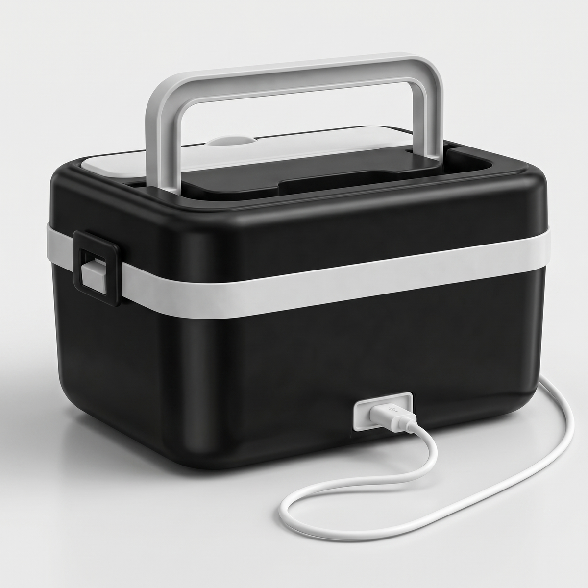 HeatBox 2.0 rear charging cable detail